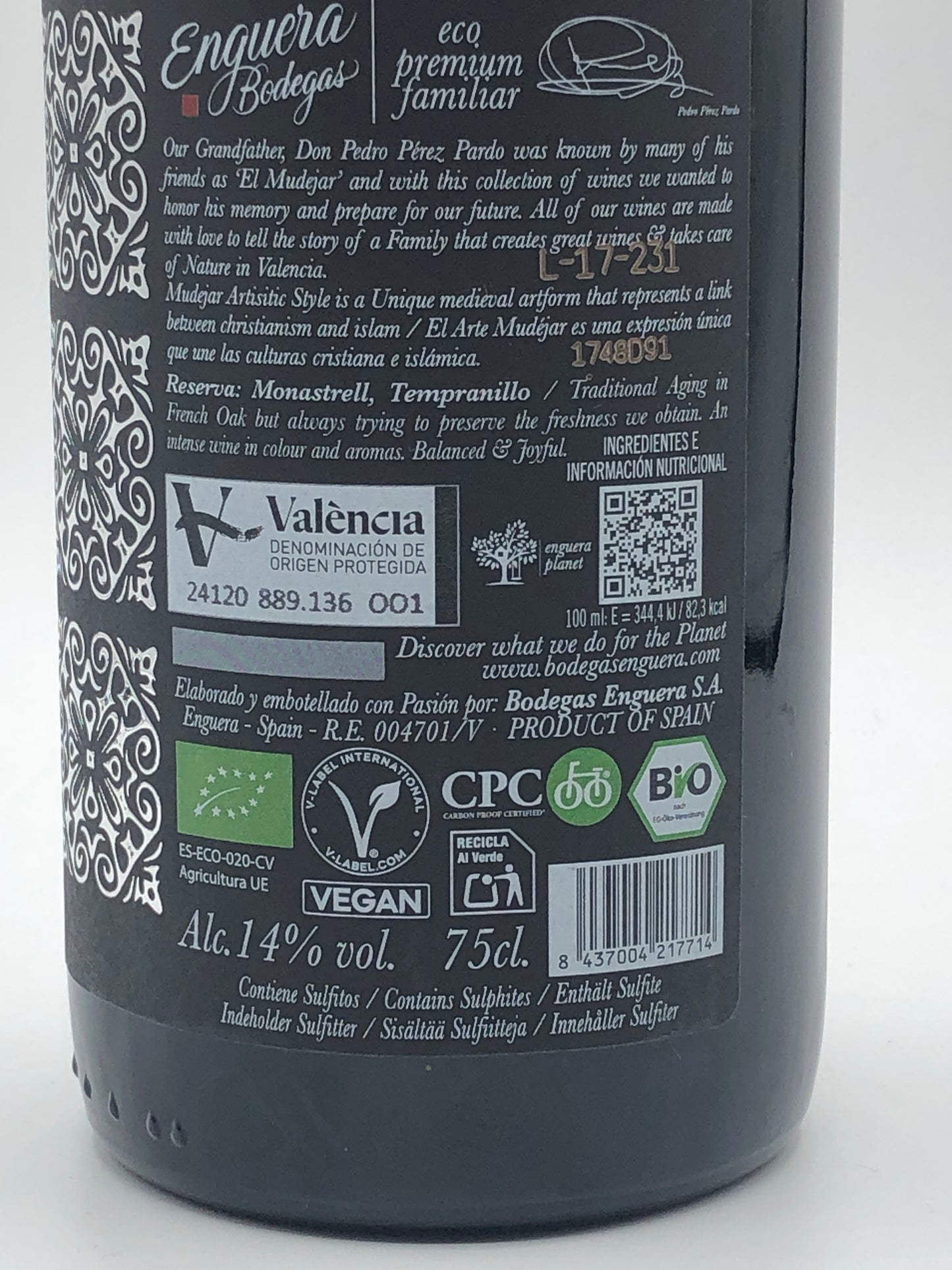 Castillo de Enguera Reserva 2019