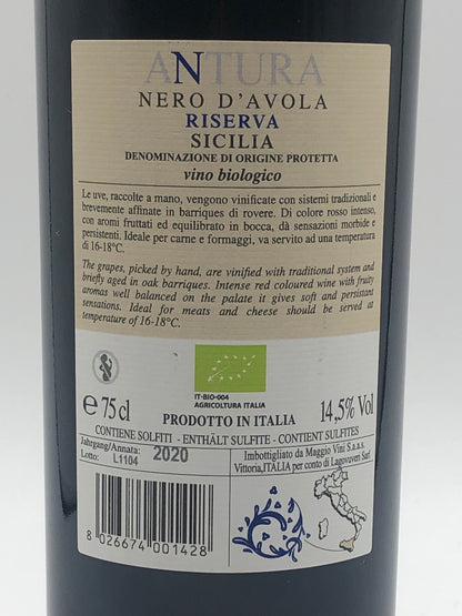 Antura Nero d'Avola Riserva 2020