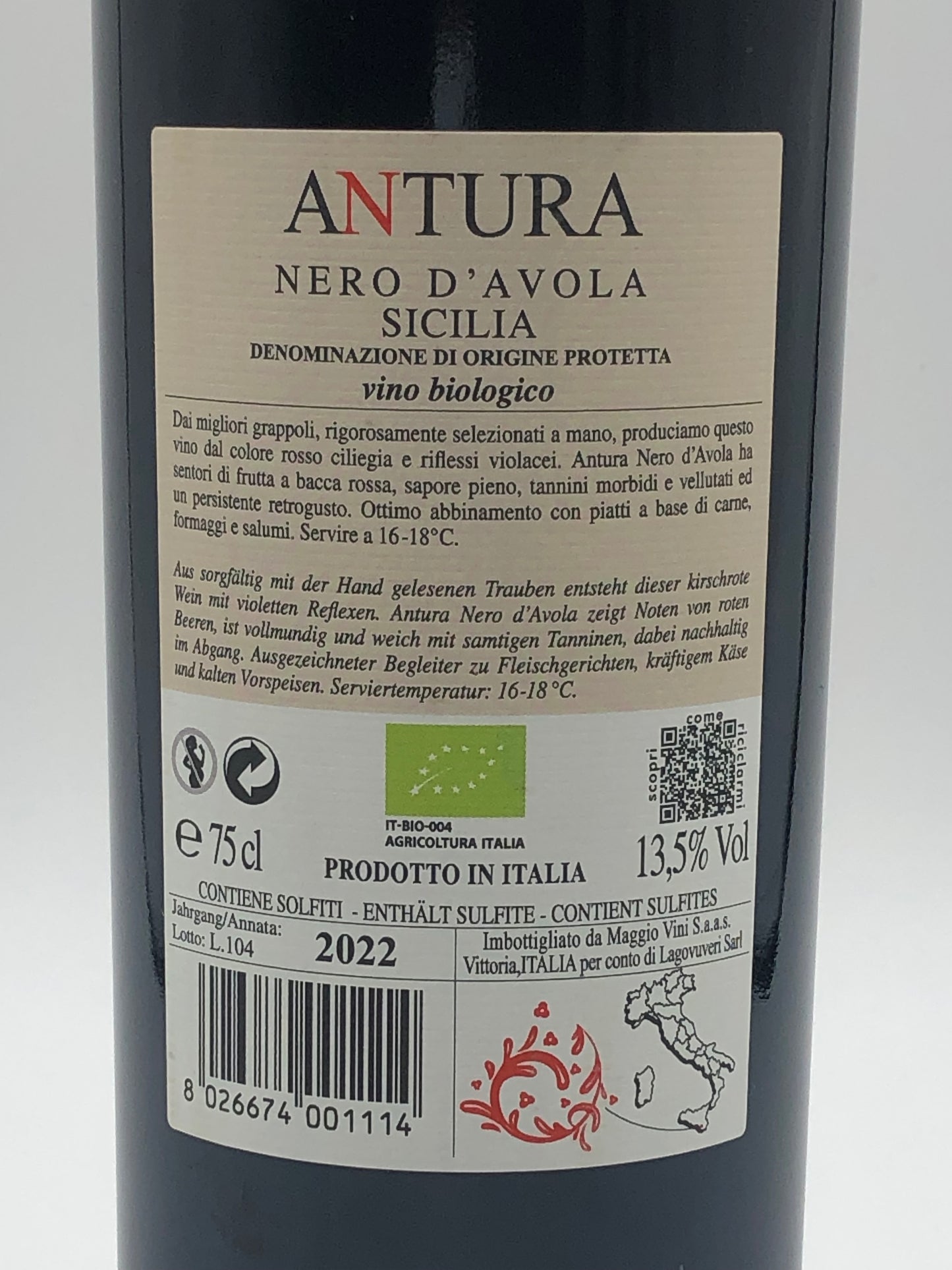 Antura Nero d'Avola 2022